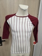 NOWA Koszulka Baseball Another Influence XXS S Młodzieżowa Bawełna