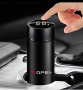 Inteligentny termos, kubek termiczny Opel z wyświetlaczem kolor czarny