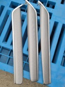 Dekory Volvo V90 S90 aluminiowe srebrne