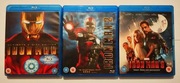 Iron Man 1,2,3 kolekcja filmów Blu-ray ANG wyd. UK