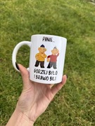 Kubek biały 330 ml sąsiedzi panie gorzej było i brawo bili