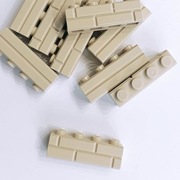 LEGO 15533  BRICK - cegła tan beż - 10 sztuk