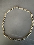 Masywna pancerka srebrna 925 Italy – 72g – 54,5 cm – męska – gruba 7-8 mm