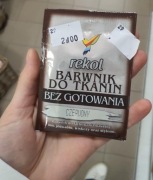 barwnik do tkanin czerwony rekol bez gotowania