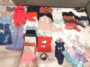 MEGA wielka paka 50sztuk 62/68 gratisy dziewczynka