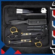 PROFESJONALNE NOŻYCZKI FRYZJERSKIE DO STRZYŻENIA WŁOSÓW DEGAŻÓWKI ZESTAW XL