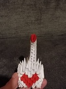Mini Łabędź Serca Origami Modułowe 3D
