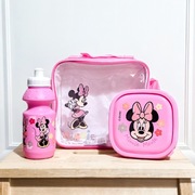 Myszka Minnie zestaw śniadaniowy Disney bidon pojemnik na kanapki torebka 