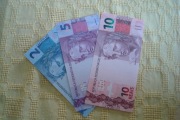 Brazylia zestaw 3 banknotów stan 1