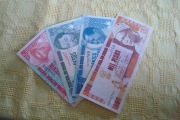 Gwinea Bissau zestaw 4 banknotów stan 1