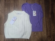 Bluzka plus bezrękawnik dla chłopca na 98 - 104 Sinsay