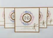 Zaproszenia na Pierwszą Komunię Świętą ręcznie robione