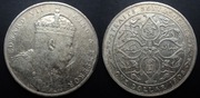 Straits Settlements 1 dolar 1908, srebrna moneta srebro