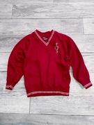 Sweter dla chłopca czerwony 104-110