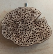 Domek dla owadów z plastra drewna 