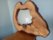 Lustro drewniane loft industrialny styl 