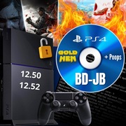 PS4 Blu-ray Jailbreak CFW Goldhen pyta przeróbka 9.00-12.52 AIO