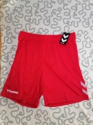 Czerwone spodenki sportowe Hummel XL – nowe z metką