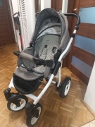 Wózek dziecięcy, spacerówka Adbor Nemo Stan Bardzo Dobry Szary/Biały stelaż