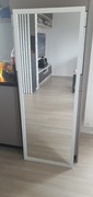 Lustro prostokątne w ramie 3 cm mdf białe