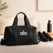 Torba sportowa ALO czarna –torba na siłownię, fitness, podróżna, treningowa
