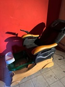 Fotel pedicure czarny . 