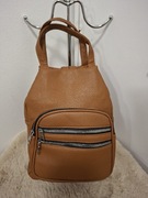 Brązowy damski plecak 