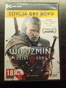 Wiedźmin 3 GOTY PC - pudełko z płytami