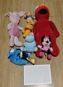 Pluszaki Elmo, Puchatek, Minnie, Dory i inne