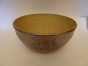 Bochnia makutra ceramiczna, kamionka PRL, retro, vintage, poj. 3 litry