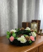 Wianek dekoracyjny ręcznie robiony