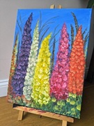 Obraz akrylowy ręcznie malowany z kolekcji "Kwiaty polne"