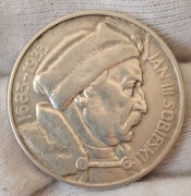 Moneta 10 zł.Jan III Sobieski z 1933 r - Bardzo piękna moneta.