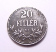 Węgry 20 filler 1916