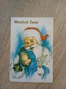 Stara kartka świąteczna PRL | Boże Narodzenie | 1992 | Wysłana (99)