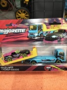 Majorette Isuzu npr+ honda s2000 mowy zestaw autek resortów 