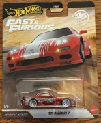 Hot Wheels Premium Fast and Furious 1995 Mazda RX-7 RX7 HNW46 JHW71 NOWY