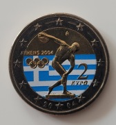 2 euro - Olimpiada Ateny 2004 - 2 EURO KOLOR