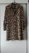 Sukienka panterka długi rękaw Zara rozm XS/S