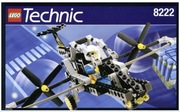 LEGO TECHNIC 8222 | Samolot Testowy | Unikat / Bez pudełka