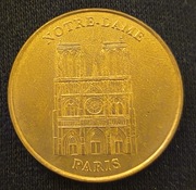 Pamiątkowy żeton (medal) z serii wydawanej przez Monnaie de Paris 