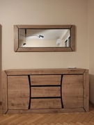 Komplet mebli - komoda, witryna, RTV, ława