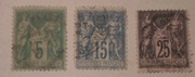 Stare znaczki francuskie z przed 1900 r.