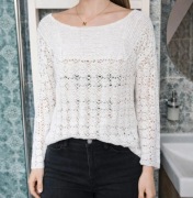 Nowy piękny sweterek 100% wiskoza butik S/M