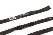 Smycz przypinana długa z amortyzacją wzmocniona strefa gryzienia 