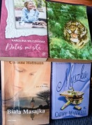 ZESTAW 4 KSIĄŻEK, BIAŁA MASAJKA, KSIEEGA DŻUNGLI...