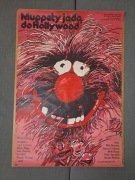 Muppety jadą do Hollywood ORYGINAŁ plakat filmowy Świerzy 1982 PRL vintage