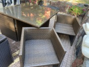 Zestaw ratanowy 130x130x75
