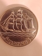 5 zł zaglowiec 1936 menniczy
