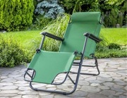 Leżak ogrodowy zielony, niebieski, granatowy